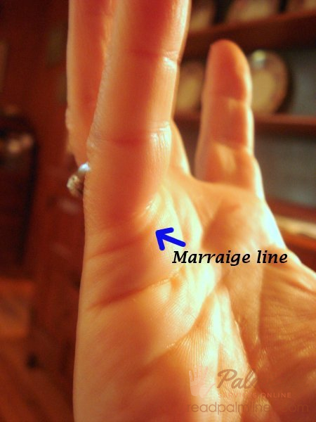 marriage line in palmistry