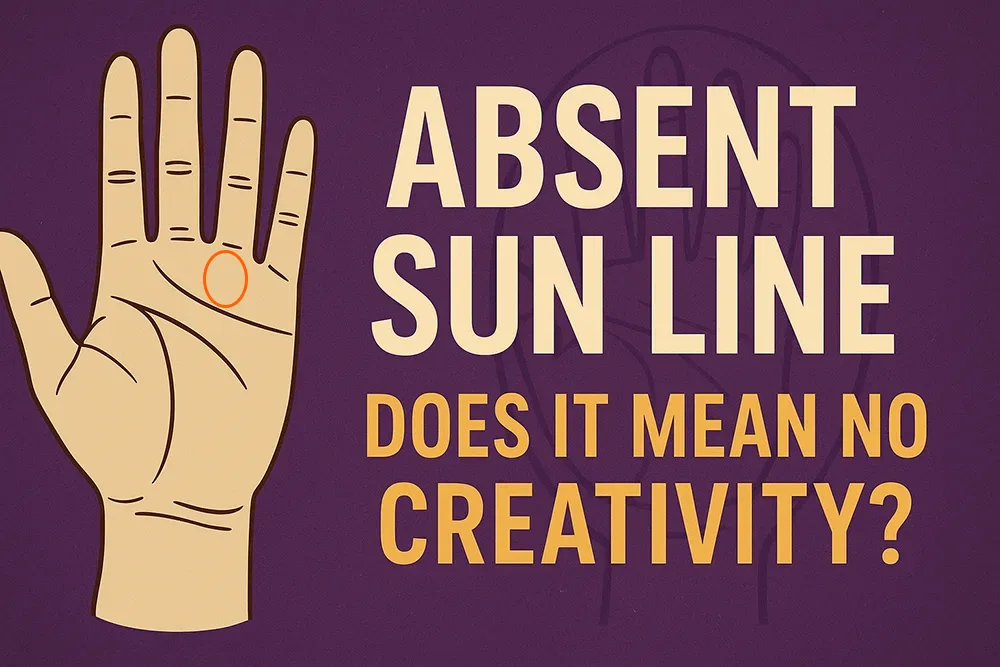 Absent Sun Line: Does It Mean No Creativity?