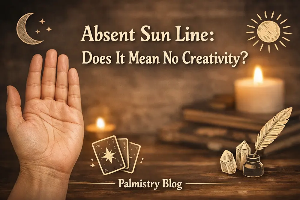 Absent Sun Line Meaning: No Creativity? Palmistry Guide