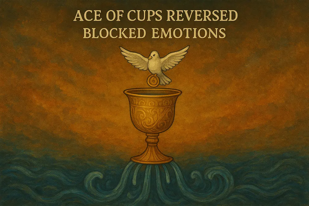 Ace of Cups Reversed: Meaning, Love & Blocked Emotions