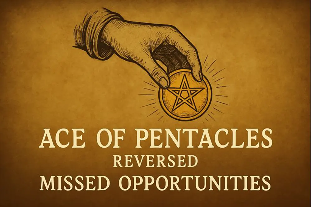 Ace of Pentacles Reversed: Meaning, Love & Career