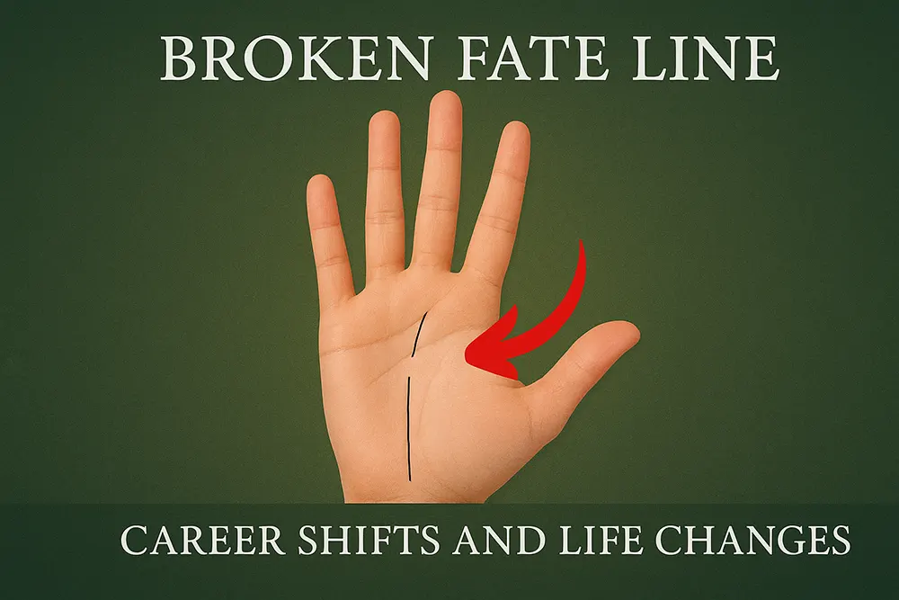 Broken Fate Line: Career Shifts and Life Changes