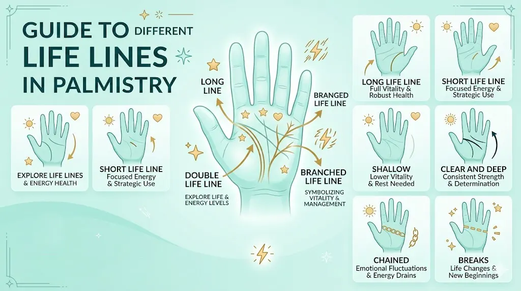 Life Line Palmistry: Shape & Your Energy Levels