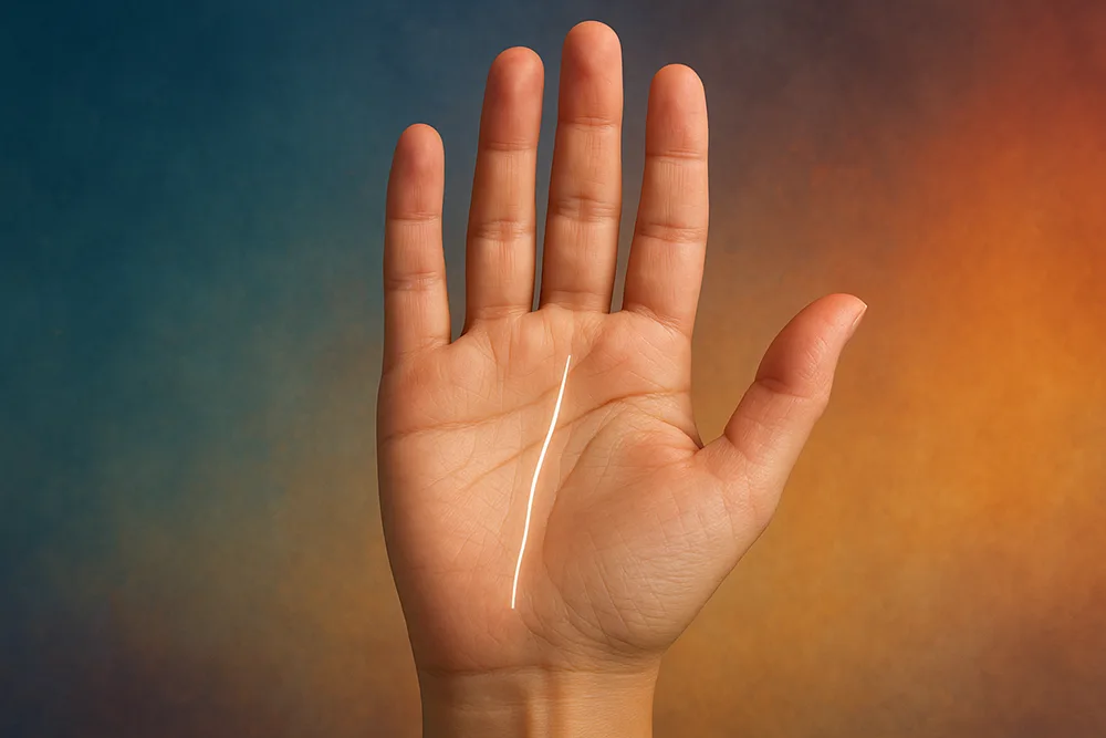Fate Line in Palmistry