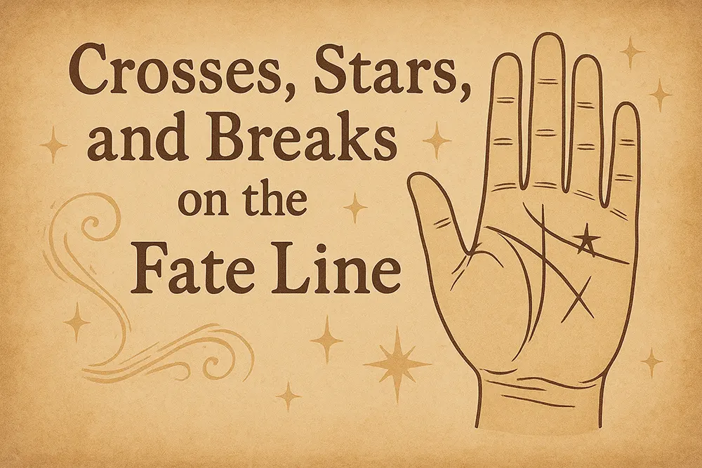 Fate Line Palmistry: Crosses, Stars & Breaks Guide