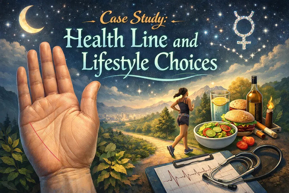 Health Line in Palmistry: Case Study on Lifestyle Impacts