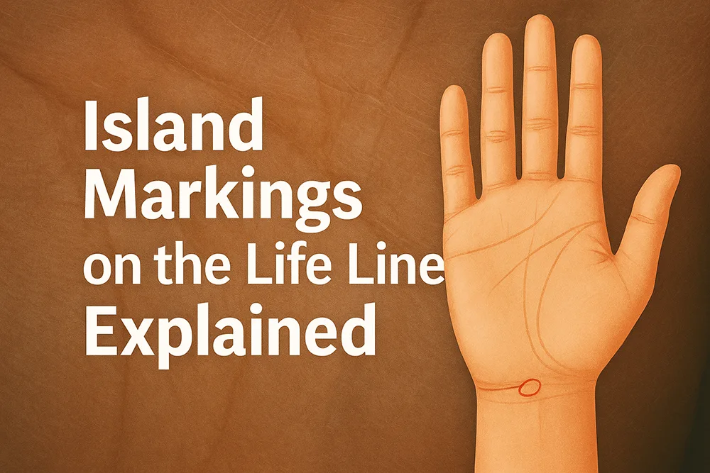 Island Markings on the Life Line Explained