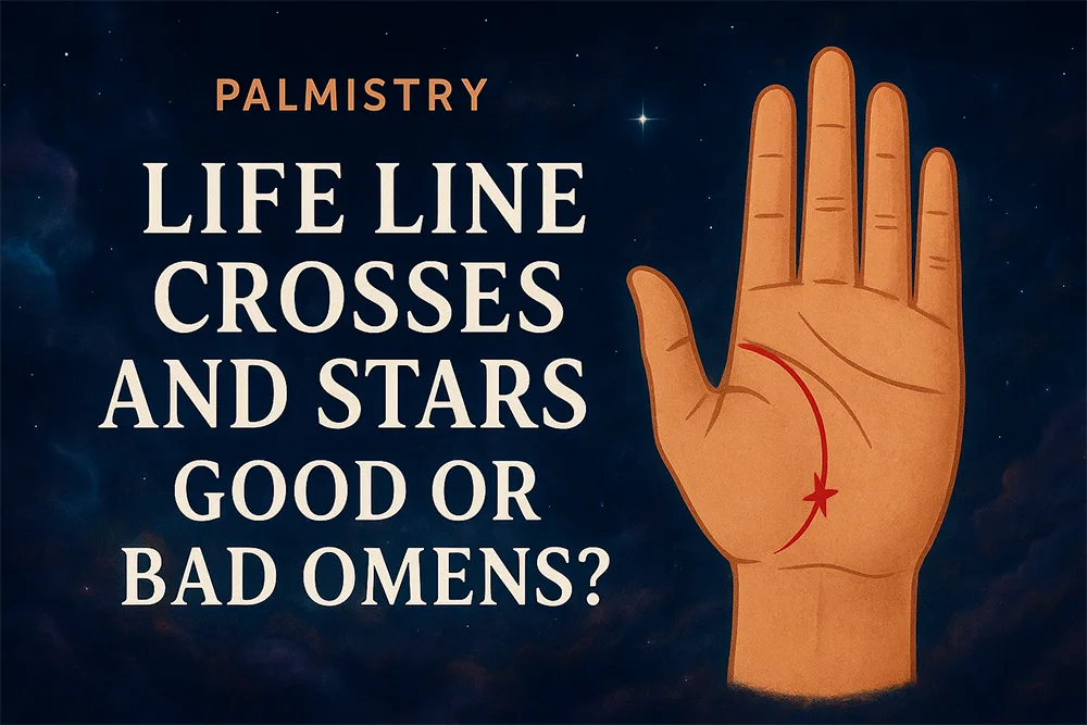 Life Line Crosses and Stars – Good or Bad Omens?