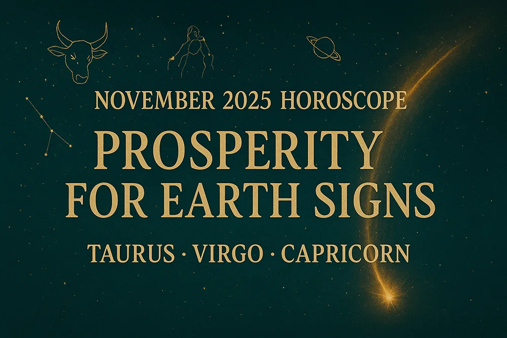 November 2025 Horoscope: Career Boost for Earth Signs – Taurus, Virgo, Capricorn