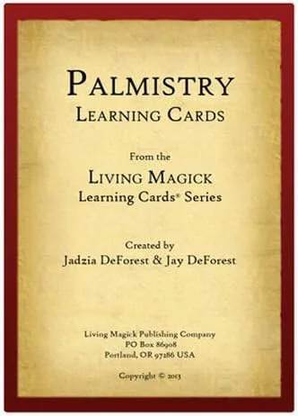 Palmistry Reference Cards / Flashcards