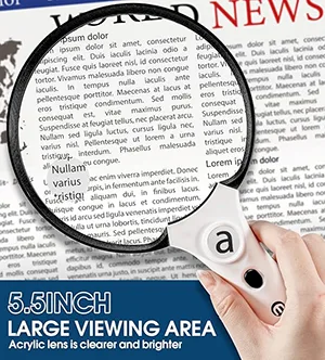 Magnifying Glass with LED Light