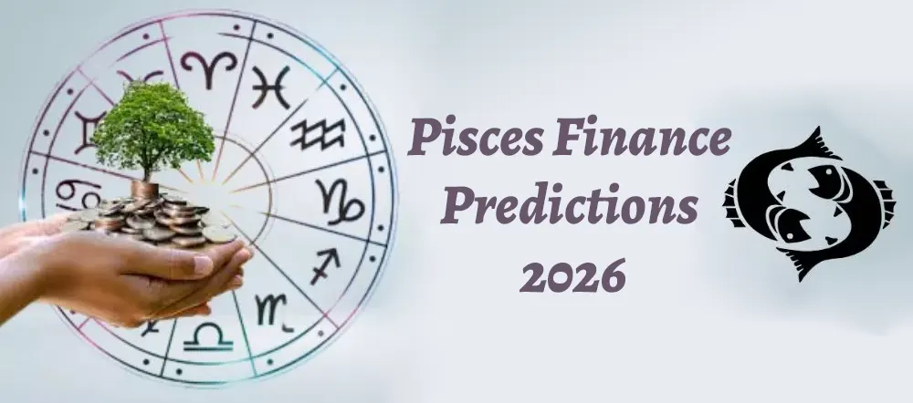 Pisces Finance Predictions January 2026 with Zodiac and Wealth Icons