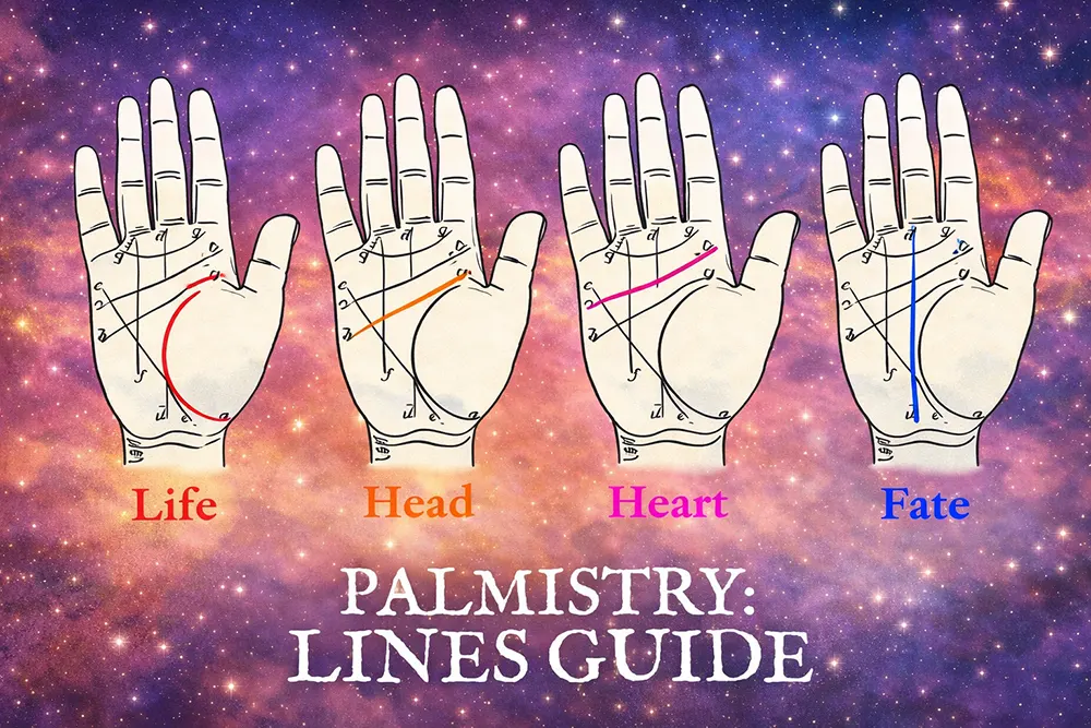 Double Life Line Meaning: Extra Protection or Double Destiny in Palmistry? 2 Diagram illustrating the standard life line in palmistry for beginners