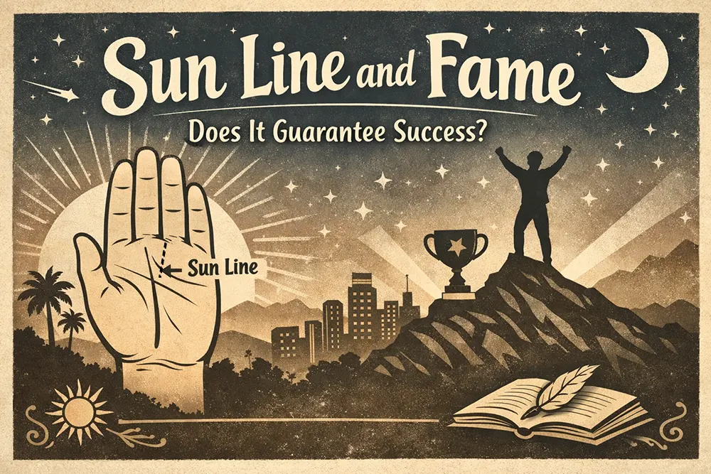 Sun Line in Palmistry: Does It Guarantee Fame?