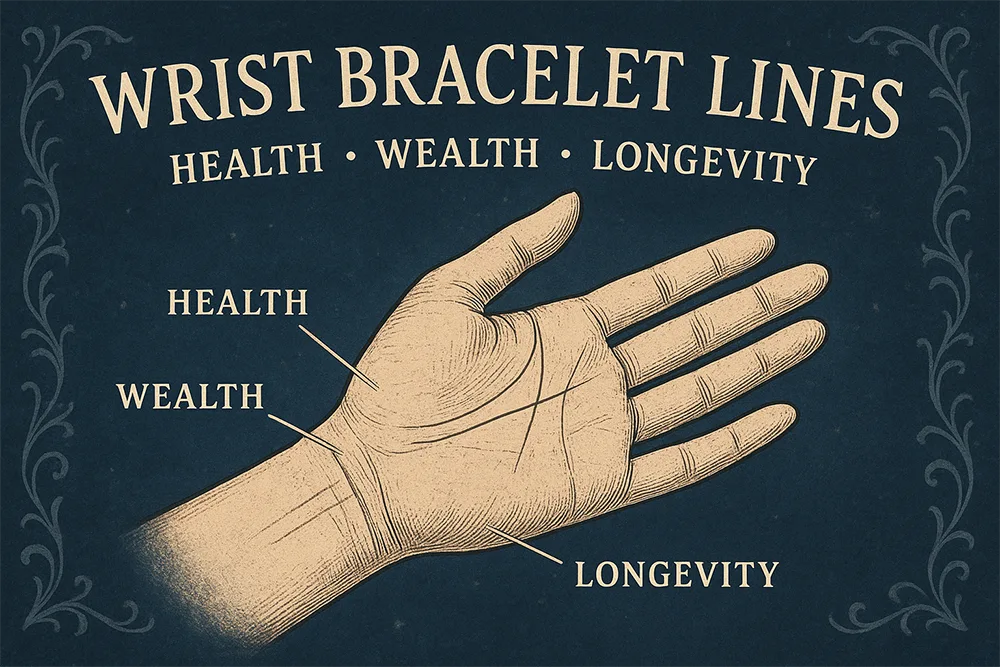 Wrist Bracelet Lines – Health, Wealth, Longevity